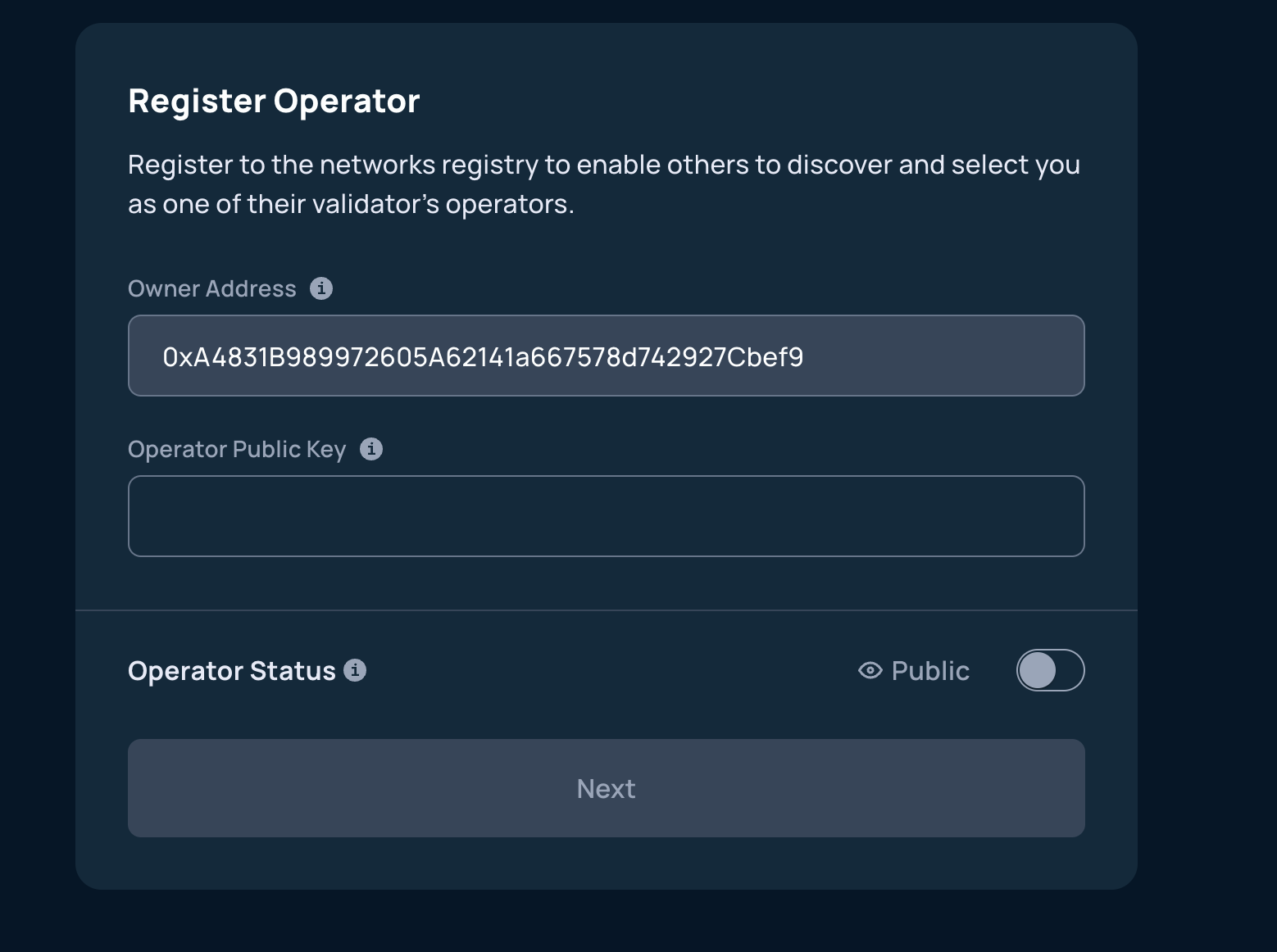 register-operator